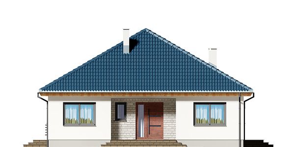 Фасад дома ED-7166-99 Фасад дома ED-7166-99