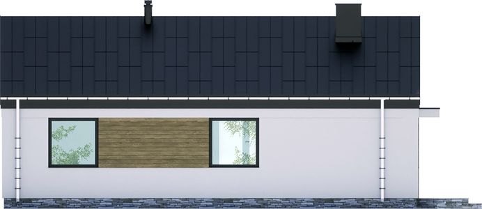 Фасад дома MF-7851-40 Фасад дома MF-7851-40