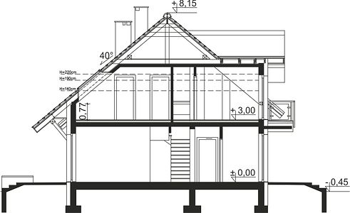 Фасад дома BQ-2081-44 Фасад дома BQ-2081-44
