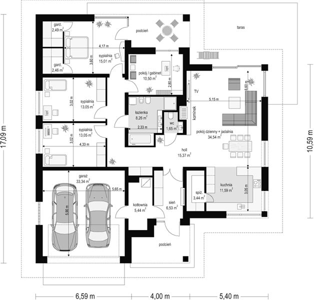 План 1 этажа дома WP-9472-47 План дома WP-9472-47