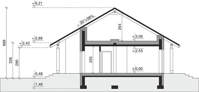 Фасад дома RP-4961-96 Фасад дома RP-4961-96