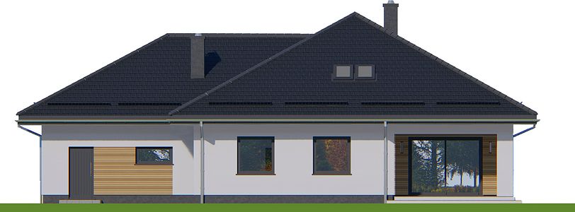 Фасад дома ZY-5799-40 Фасад дома ZY-5799-40