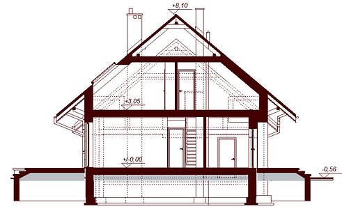 Фасад дома LB-5989-00 Фасад дома LB-5989-00
