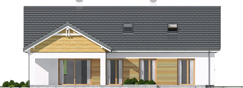 Фасад дома DD-6871-64 Фасад дома DD-6871-64