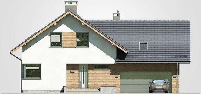 Фасад дома IO-6101-08 Фасад дома IO-6101-08