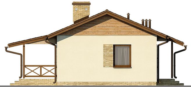 Фасад дома HR-8077-79 Фасад дома HR-8077-79