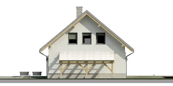 Фасад дома ED-8695-32 Фасад дома ED-8695-32