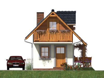 Фасад дома PK-0884-58 Фасад дома PK-0884-58