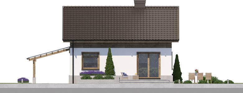 Фасад дома RM-3975-66 Фасад дома RM-3975-66